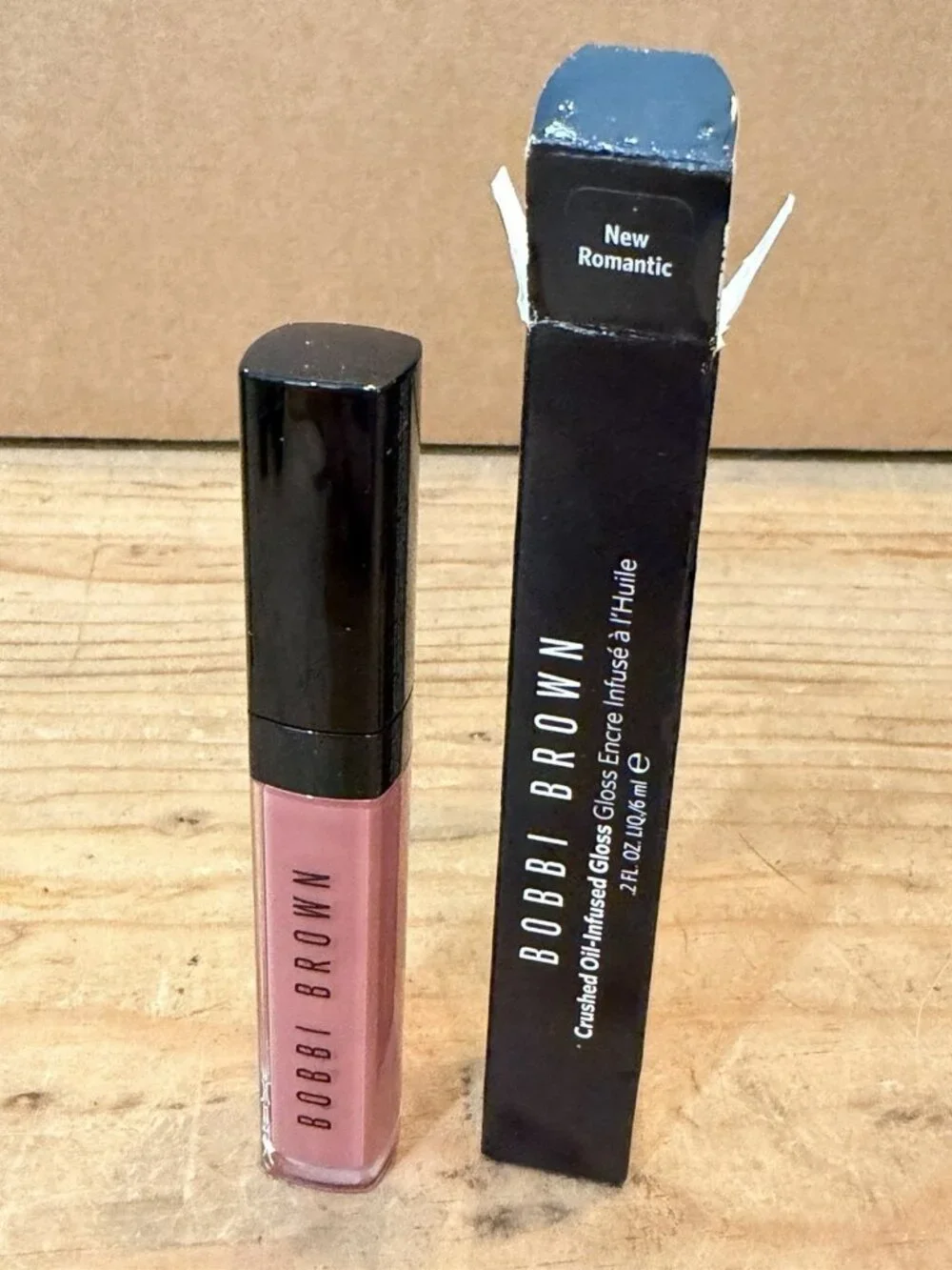 Bobbi Brown Crushed Oil Infused Lip Gloss New Romantic Full Size New W/ Box